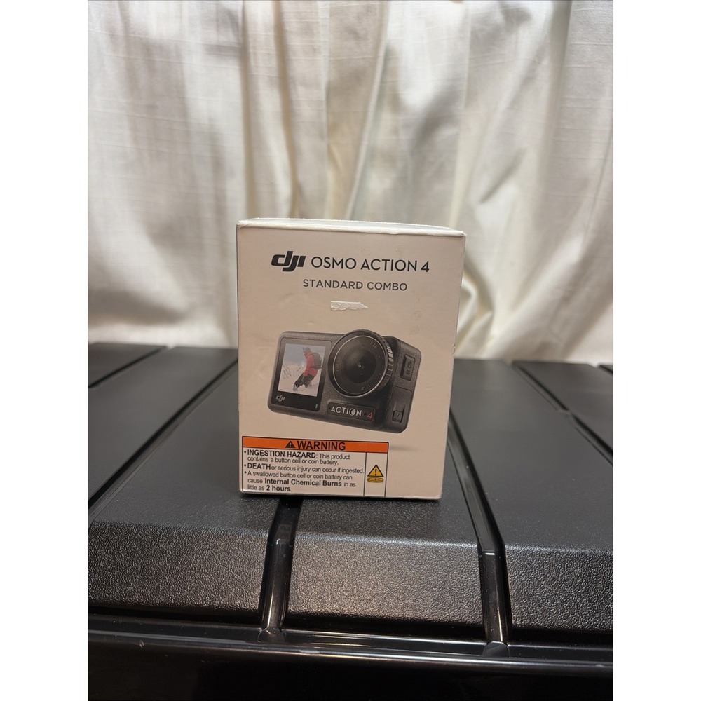 DJI Osmo Action 4 Standard Combo Brand New 4K 2160p Waterproof USB-C NIB SEALED